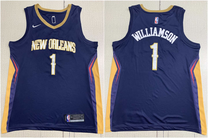 Pelicans 1 Zion Williamson Navy Nike Swingman Jersey,We sell and wholesale Pelicans 1 Zion Williamson Navy Nike Swingman Jersey on line form chian!